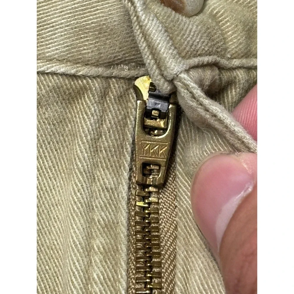 Vintage 90s  Polo Ralph Lauren Chino Pants 38x30 Khaki Pleated Made in USA